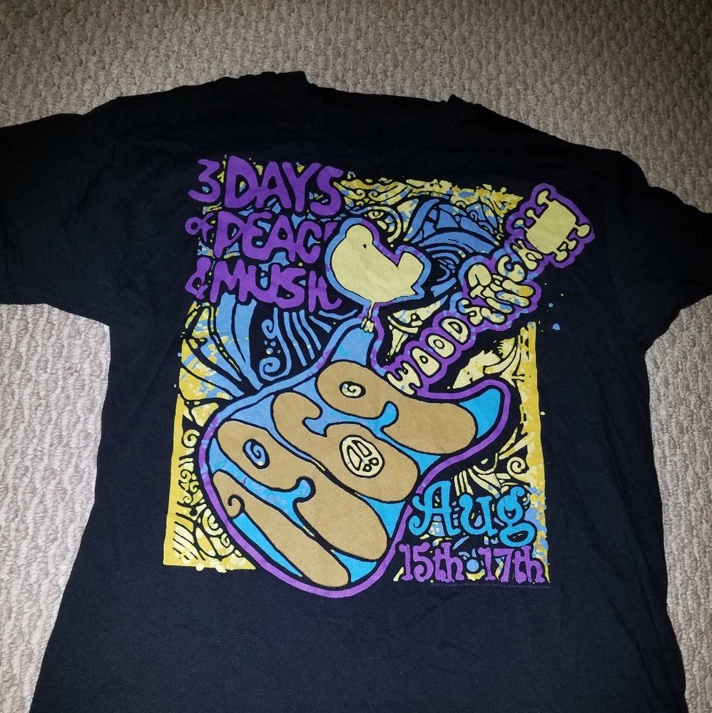 Woodstock 1969 Graphic Shirt Mens Medium
